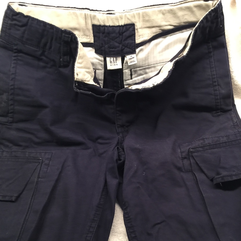 Boys Gap Navy Blue Cargo shorts - Size 14